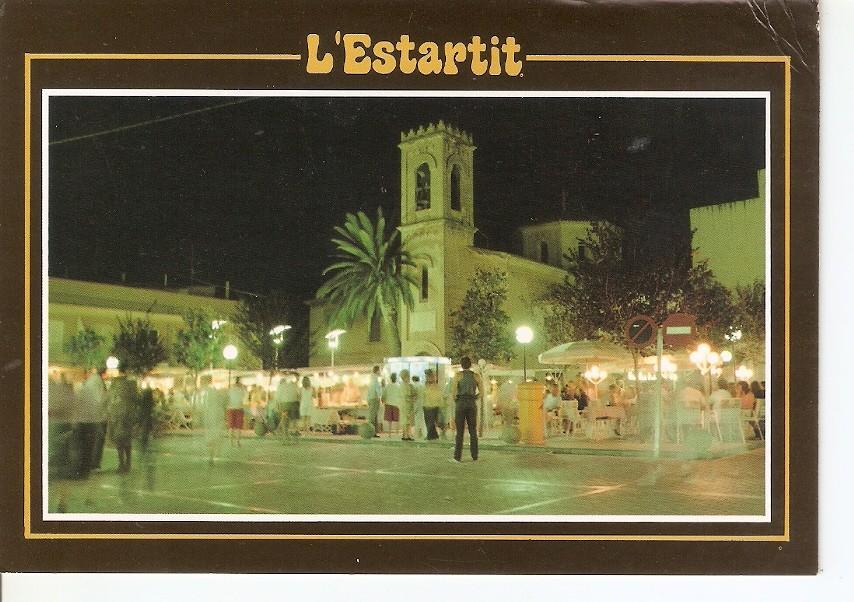 Postal 040943 : LEstartit (Costa Brava). Plaça de lEsglesia
