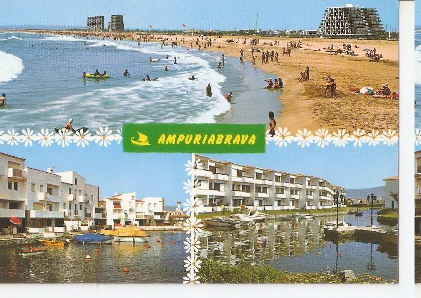 Postal 045990 : Ampuriabrava (Costa Brava). Playa y zonas residenciales
