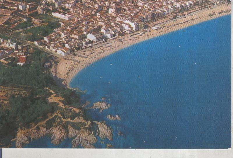 Postal 016046: Vista aerea de Lloret de Mar, costa brava