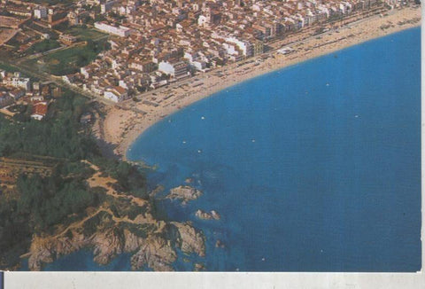Postal 016046: Vista aerea de Lloret de Mar, costa brava