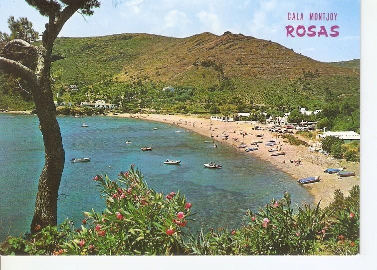 Postal 048267 : Rosas (Costa Brava) la tranquila Cala Montjoy