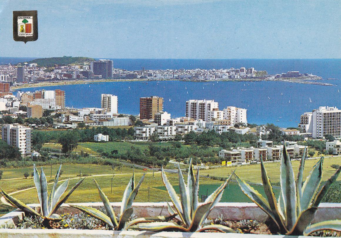 Postal 62030 : San Antonio de Calonge (Costa Brava). Al fondo Palamos