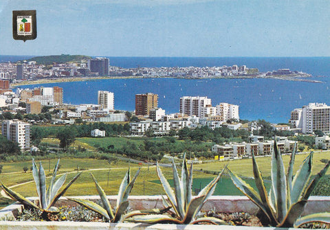 Postal 62030 : San Antonio de Calonge (Costa Brava). Al fondo Palamos