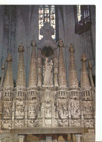 Postal 036719 : Castello de Ampurias (Costa Brava). Catedral. Altar Mayor