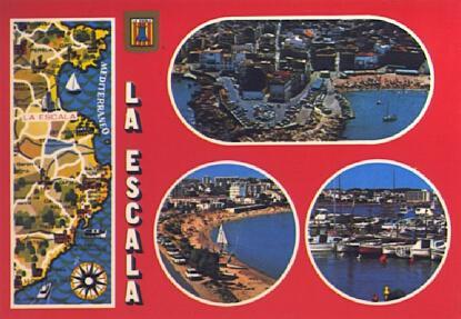POSTAL 57322: La Escala (Costa Brava) Diversos aspectos