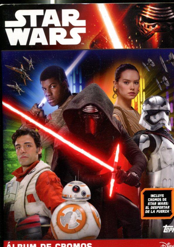 Album de Cromos: Star Wars : el despertar de la fuerza (album con tan solo 24 cromos)