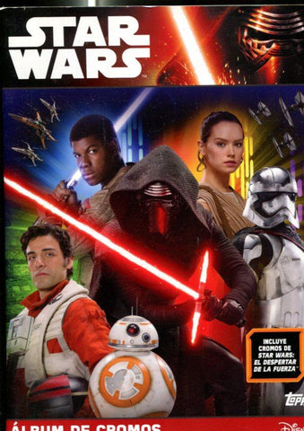 Album de Cromos: Star Wars : el despertar de la fuerza (album con tan solo 24 cromos)