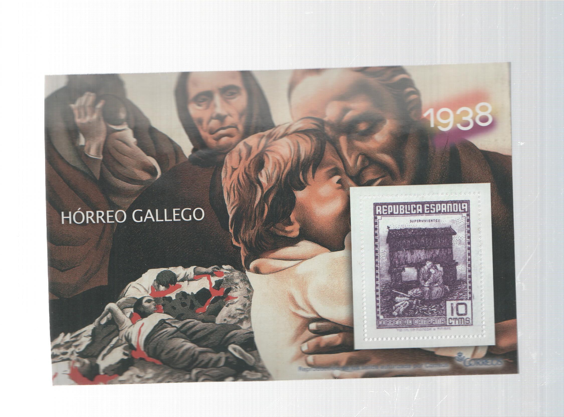 La Guerra Civil Española en sellos de correos: Juego 1 sellos 1938: Horreo gallego