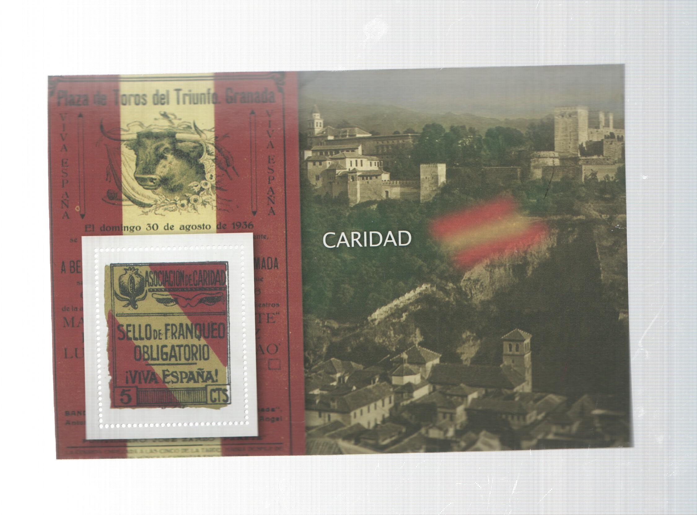 La Guerra Civil Española en sellos de correos: Juego 1 sellos: Caridad