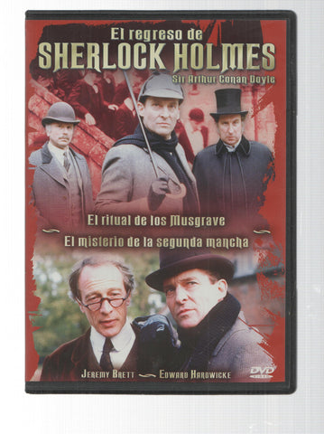 DVD: El Ritual de los Musgrave, El Misterio de la Segunda Mancha. El regreso de Sherlock Holmes
