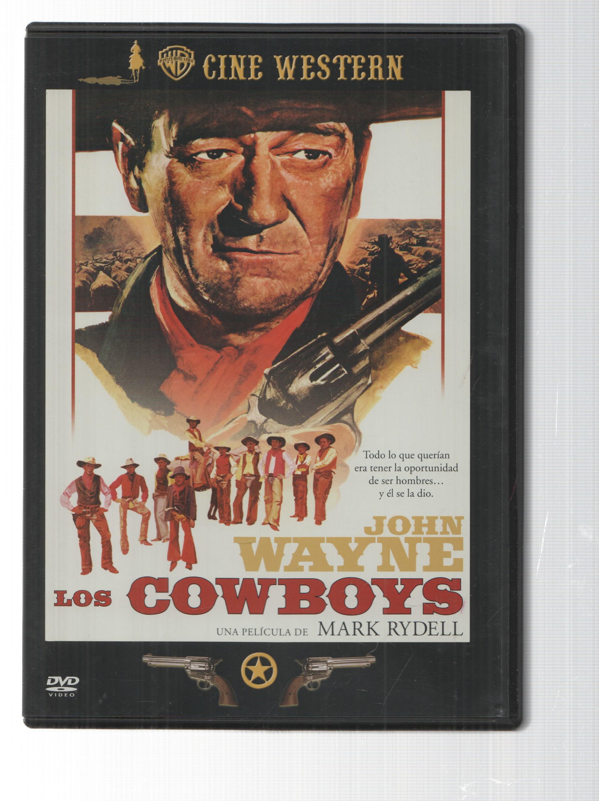 DVD: Los Cowboys. Cine Western. John Wayne, una pelicula de Mark Rydell