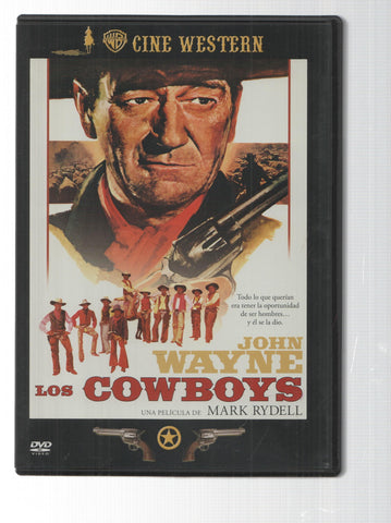 DVD: Los Cowboys. Cine Western. John Wayne, una pelicula de Mark Rydell