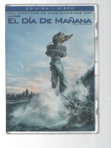 DVD: El dia de Mañana, edicion 1 disco. Una pelicula de Roland Emmerich