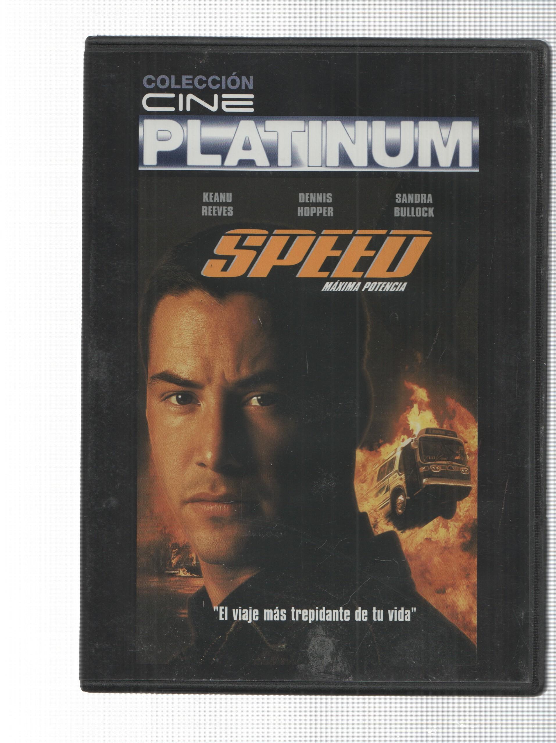 DVD: Speed, Maxima potencia - Coleccion Cine Platinum. 