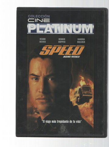 DVD: Speed, Maxima potencia - Coleccion Cine Platinum. 