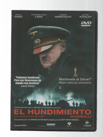 DVD: El Hundimiento. Los ultimos dias de Hitler. Constantin Film, DeAplaneta, Antena 3