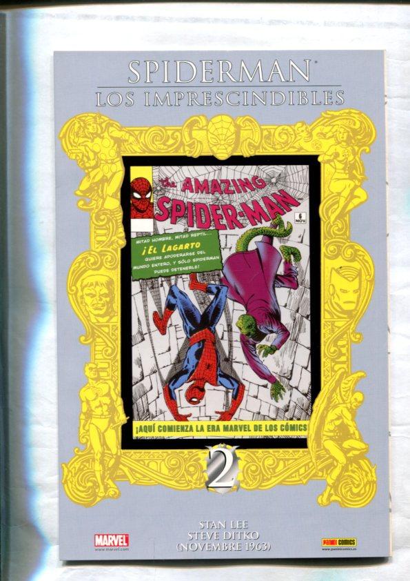 Panini: Spiderman Los Imprescindibles propaganda editorial: la amenaza del lagarto