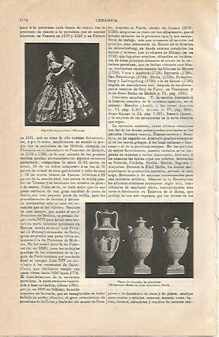 LAMINA ESPASA 2907: Figuras de porcelana