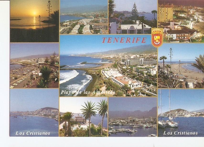 Postal 027974 : Islas Canarias, Los Cristianos y Playa de las Americas (Tenerife)