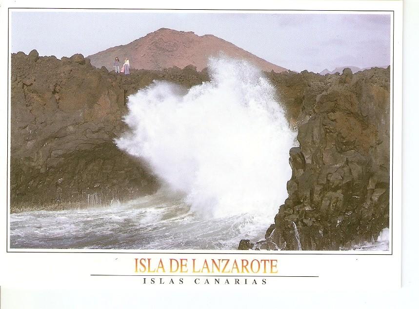 Postal 043282 : Isla de Lanzarote. Islas Canarias. Los Hervideros