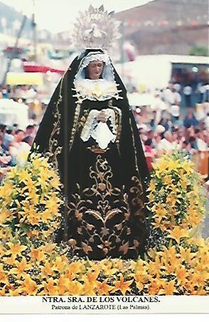 Postal 53789: NUESTRA SEÑORA DE LOS VOLCANES. Lanzarote Canarias