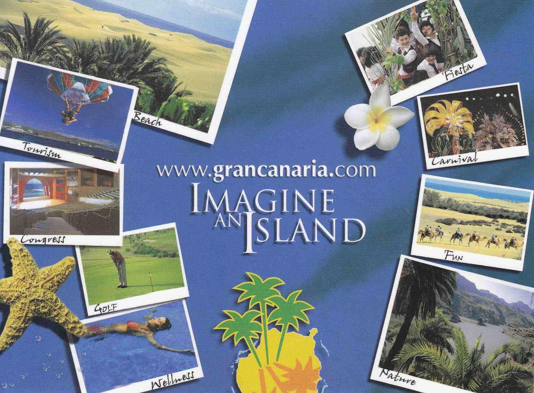 Postal 61079: Varias vistas de Islas Canarias