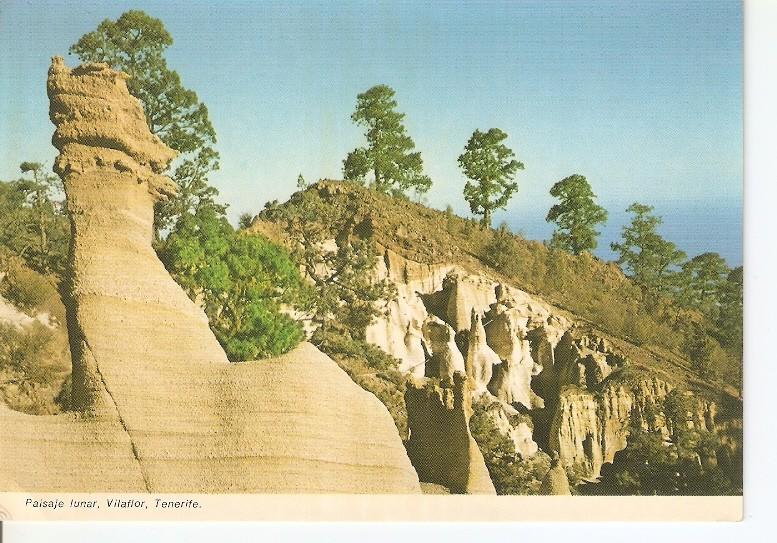 Postal 049243 : Paisaje Lunar Vilaflor Tenerife. Islas Canarias