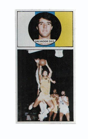 Cromo: Baloncesto 1986-1987: numero 89: Salvador Diez del Canarias