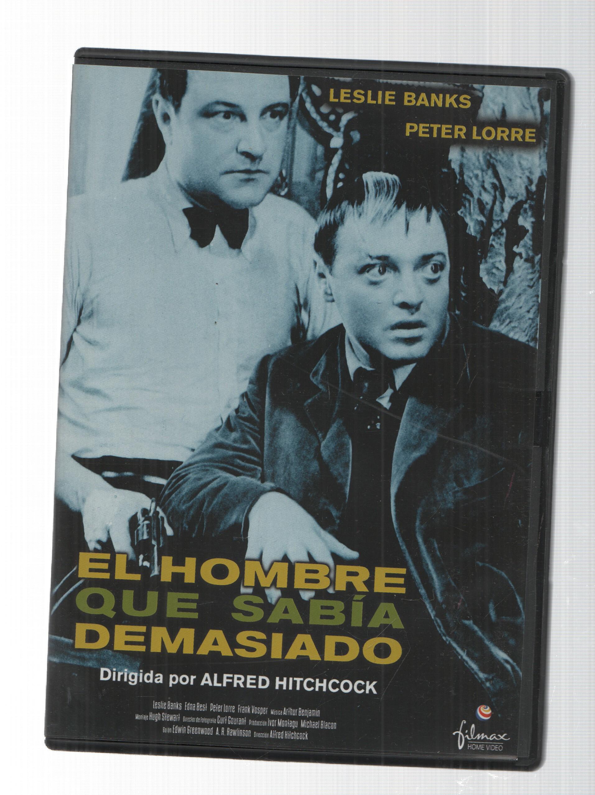 DVD: El hombre que sabia demasiado - Alfred Hitchcock. Filmax