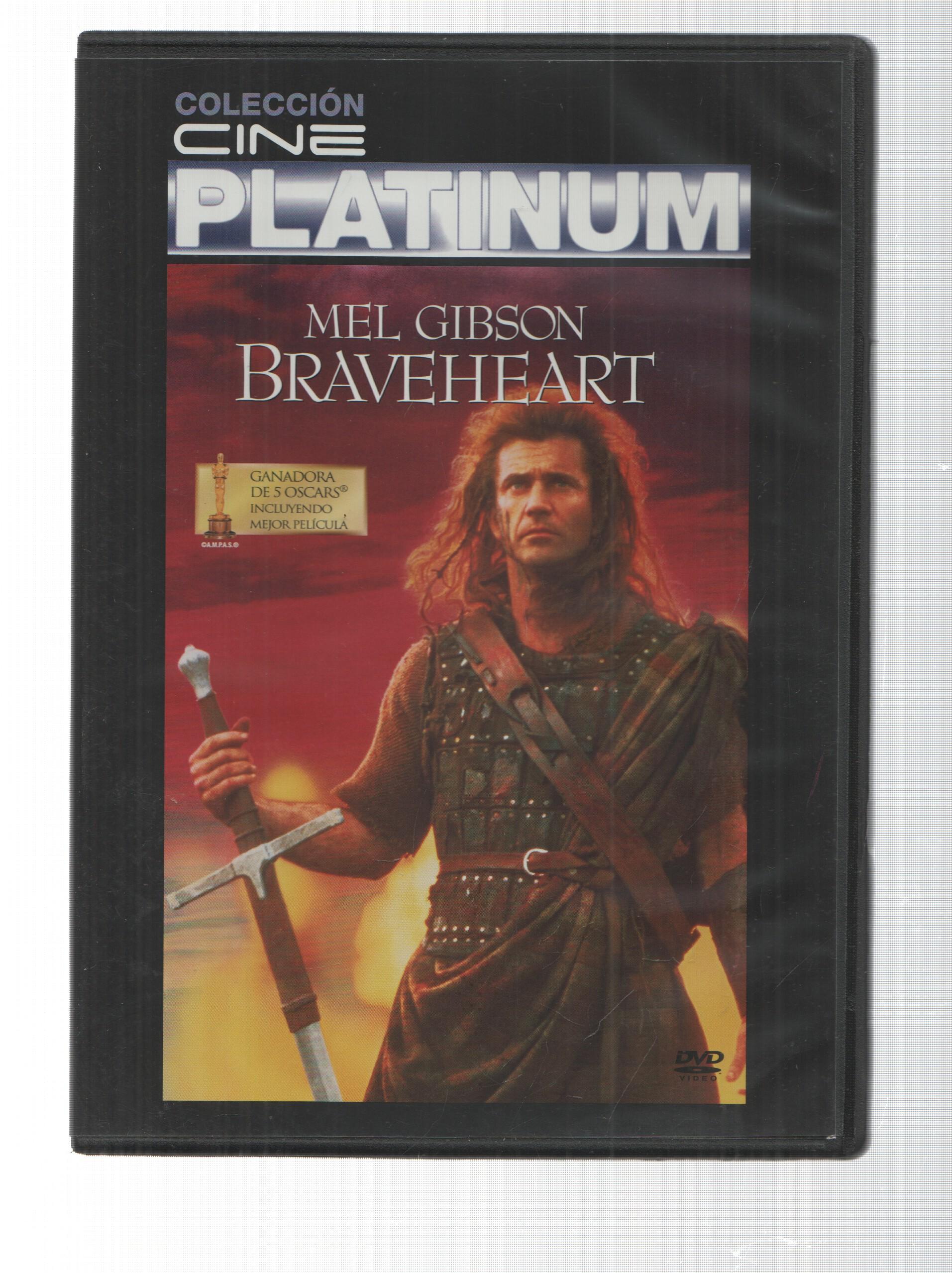 DVD: Braveheart. Coleccion Cine Platinum. Twentieth Century Fox