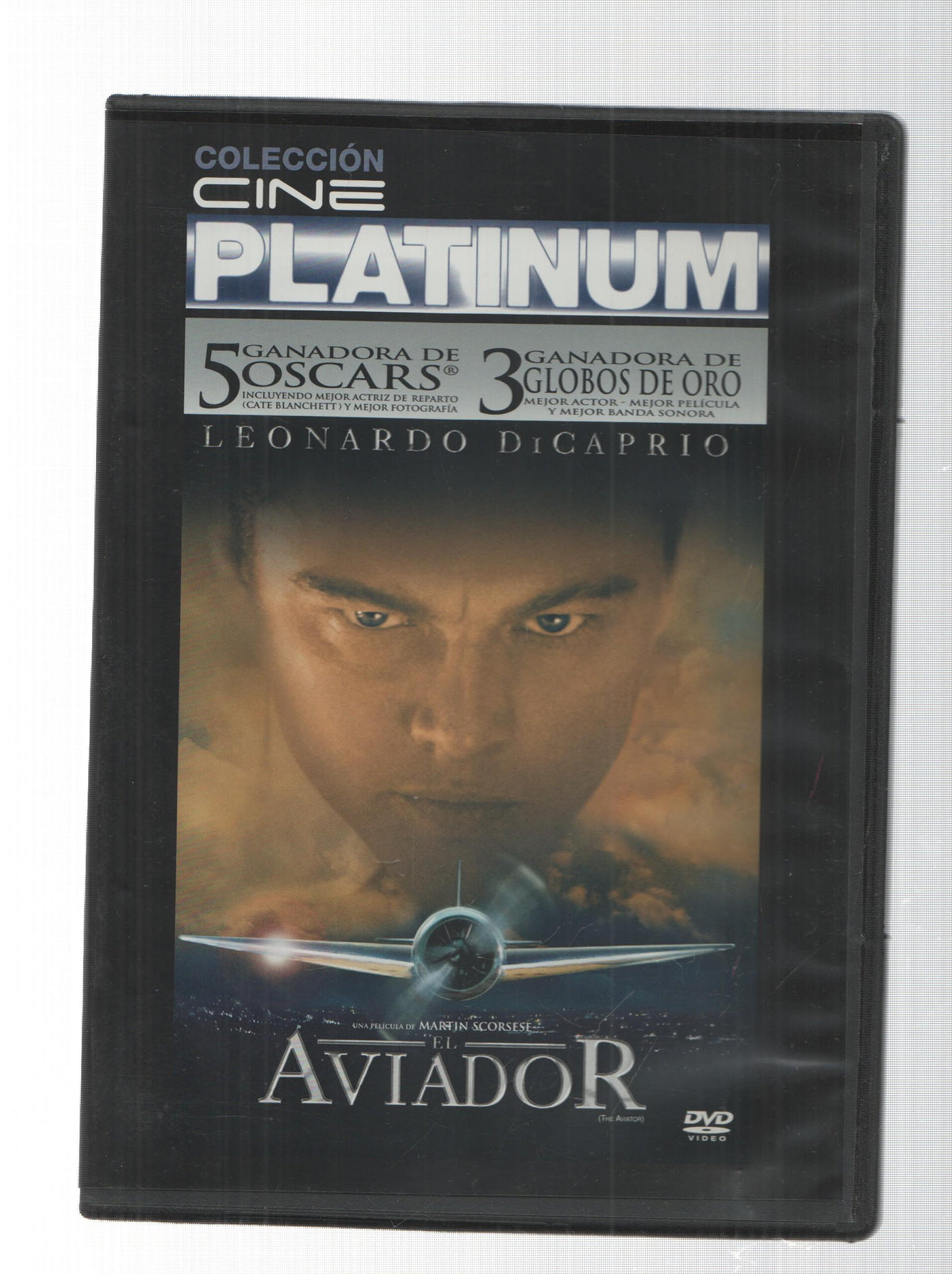 DVD: El Aviador - Coleccion Cine Platinum. Una pelicula de Martin Scorsese. Warner Bross Pictures y Miramax Films