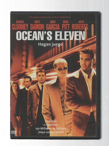 DVD: Oceans Eleven, Hagan Juego. Warner Bros Pictures