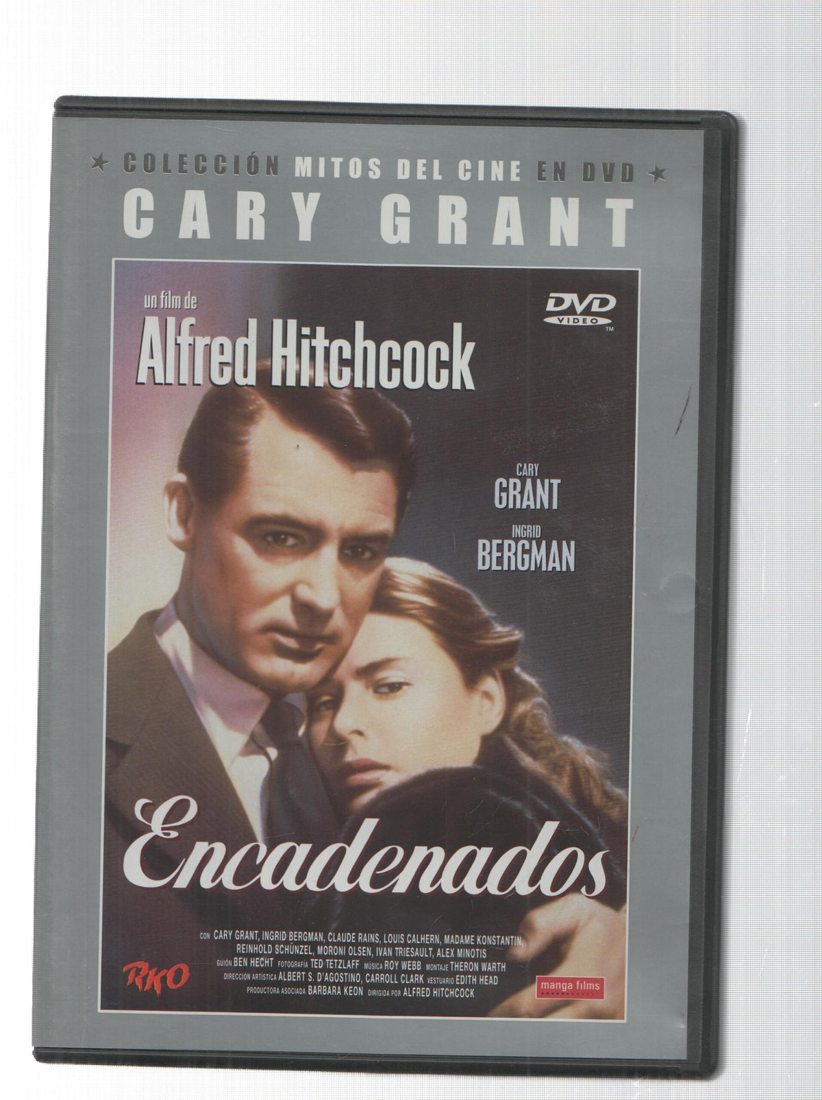 DVD: Encadenados. Coleccion Mitos del Cine en DVD numero 6. Cary Grant