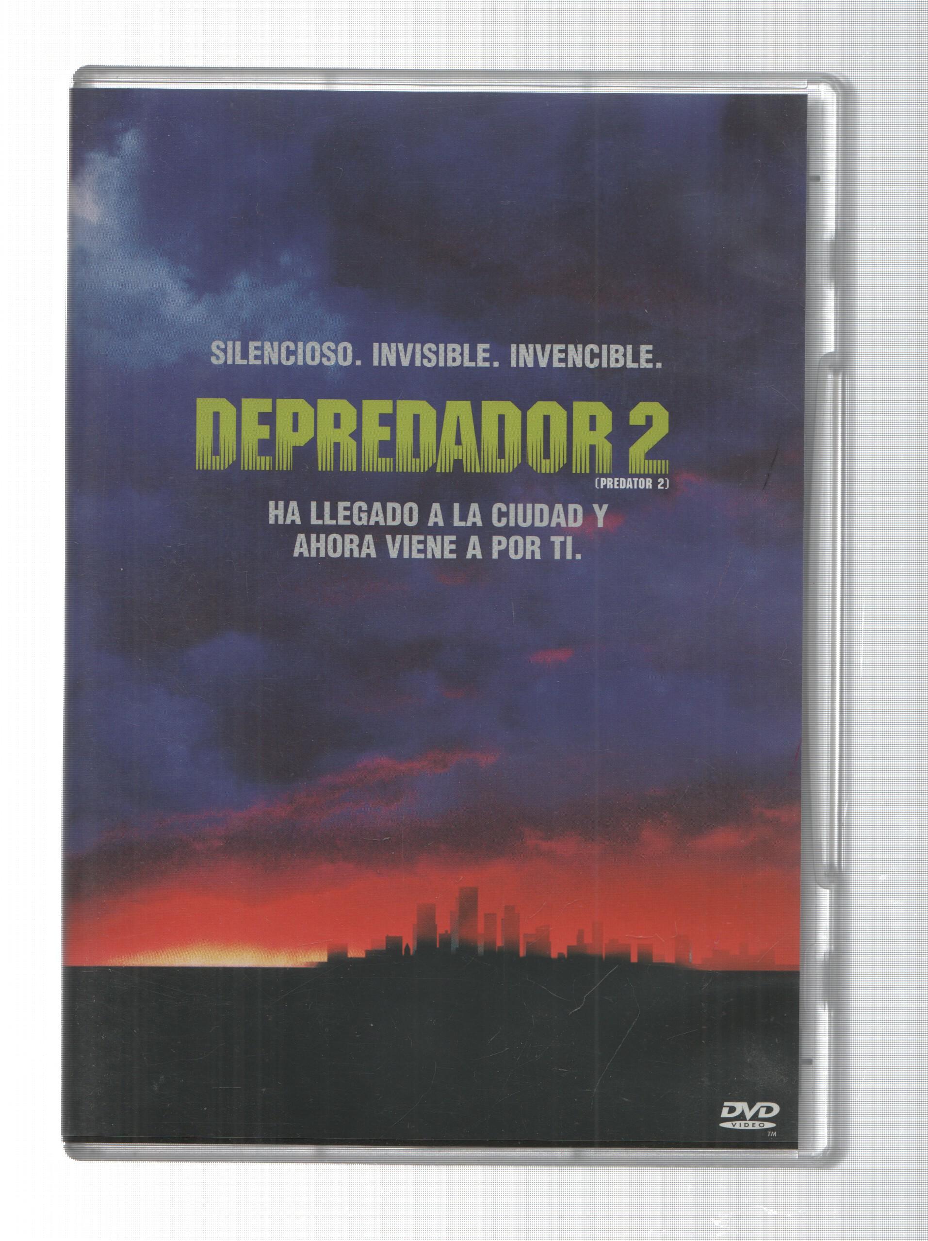 DVD: Depredador 2. Twentieth Century Fox, dirigida por Stephen Hopkins