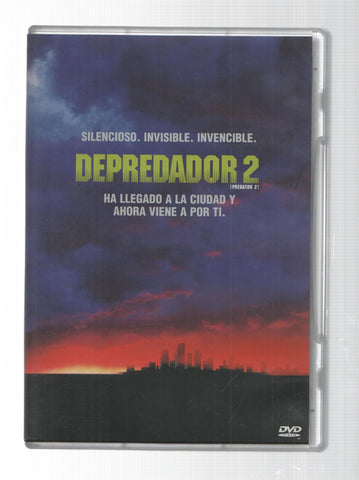 DVD: Depredador 2. Twentieth Century Fox, dirigida por Stephen Hopkins