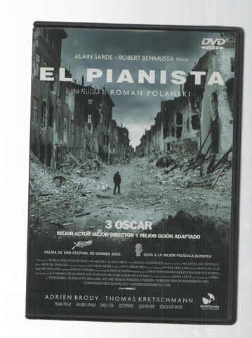 DVD: El Pianista - una pelicula de Roman Polanski. DeAPlaneta