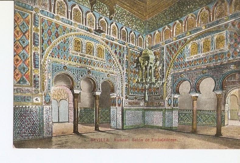 Postal 027449 : Sevilla. Alcazar. Salon de Embajadores