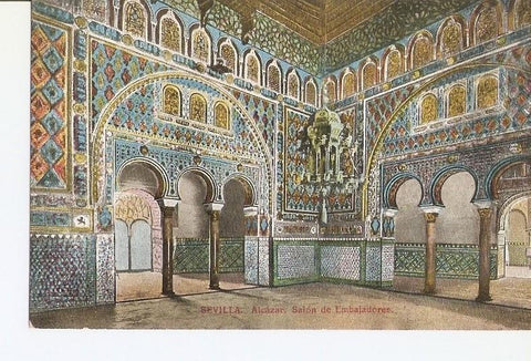Postal 027449 : Sevilla. Alcazar. Salon de Embajadores
