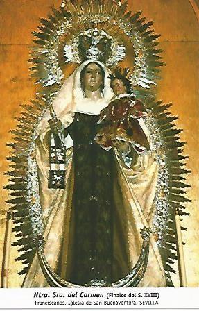POSTAL 54785: Virgen del Carmen. Sevilla