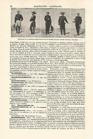 LAMINA ESPASA 18478: Uniformes de los caballeros de la Maestranza de Sevilla