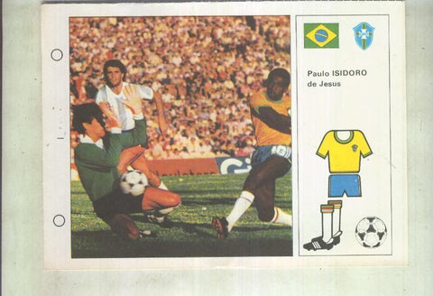 Estrellas del Mundial 82 numero 037: Paulo Isidoro de Jesus (Brasil)