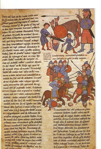 Postal 026059 : Real Colegiata de San Isidoro. Biblia sigo XII. David y Goliat. Leon