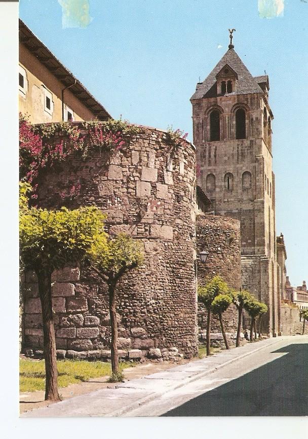 Postal 033738 : Leon. Torre y Muralla de San Isidoro