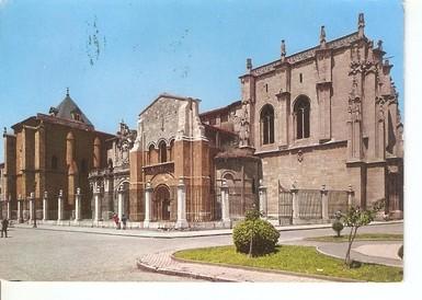Postal 048043 : Leon. Basilica de San Isidoro. Fachada principal