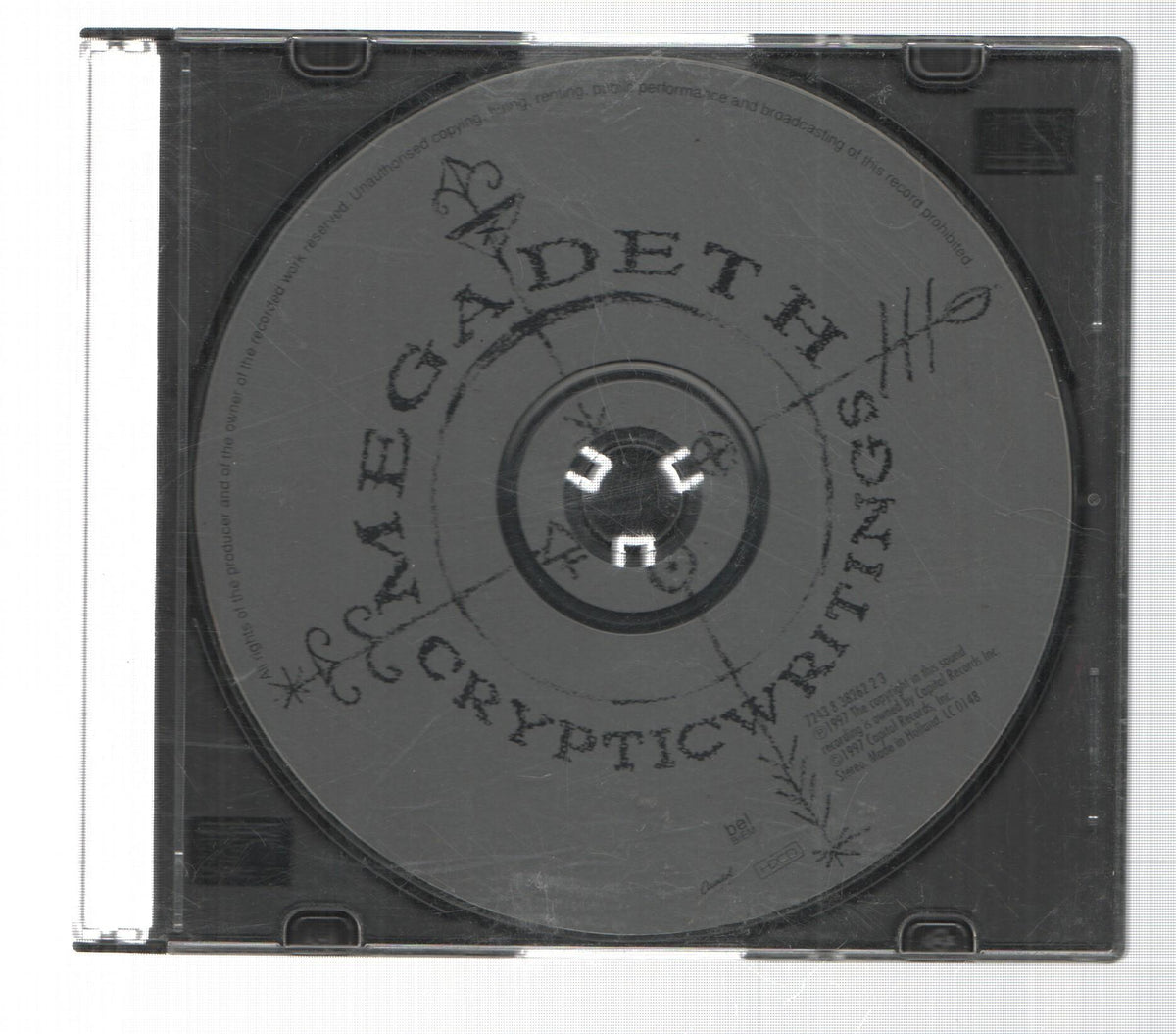CD: Falta caratula. Cryptic writings - Megadeth