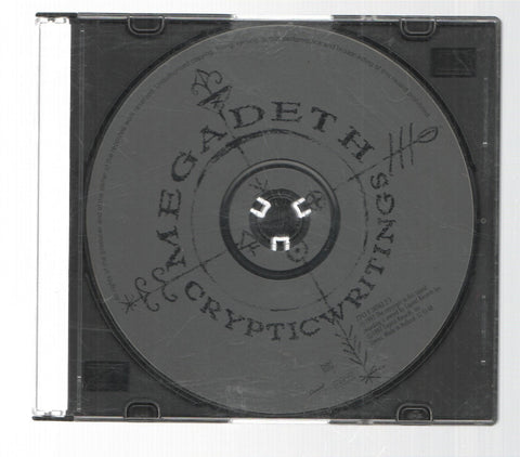 CD: Falta caratula. Cryptic writings - Megadeth