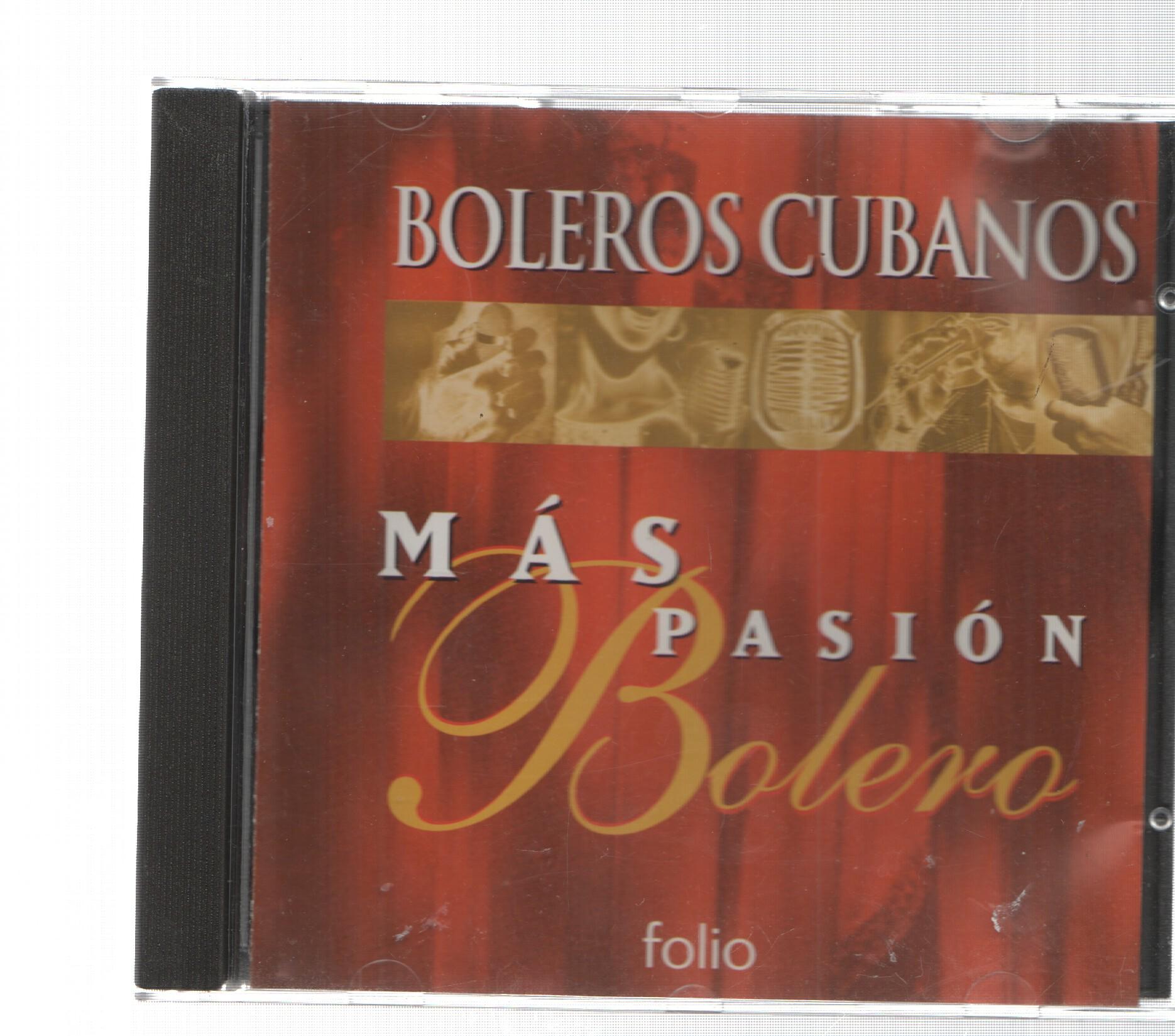 CD: Mas Pasion - Boleros Cubanos. Folio