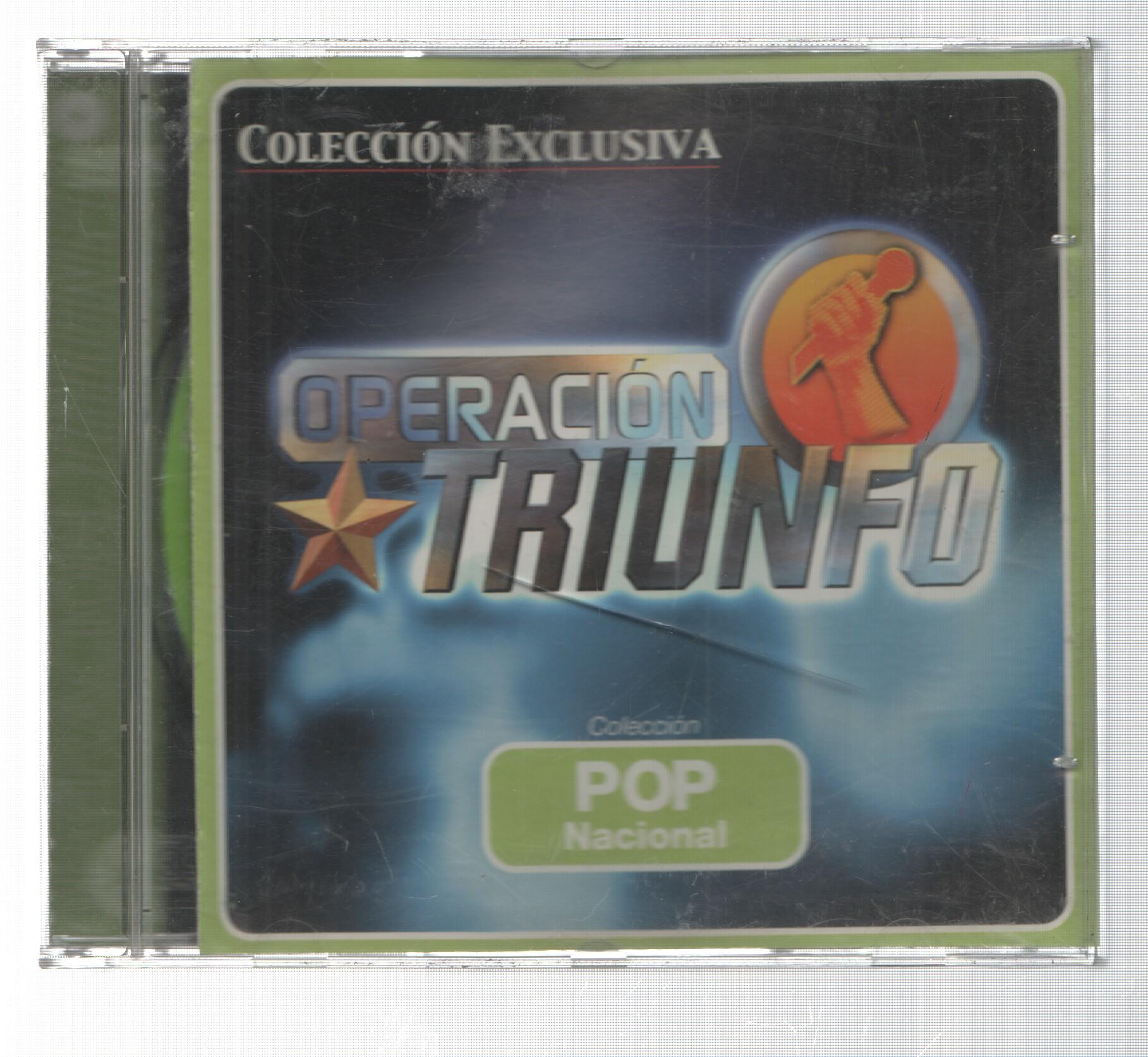 CD: Operacion Triunfo. Coleccion Pop Nacional. Vale Music