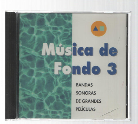 CD: Musica de Fondo 3, banda sonora de grandes peliculas