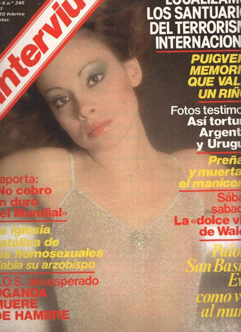 INTERVIU Numero 0248: PALOMA SAN BASILIO (cello lomo lado grapa)
